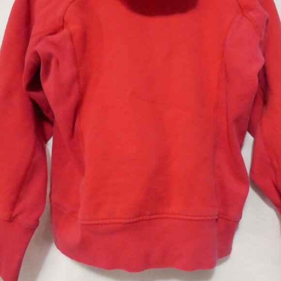 LULULEMON | P2P 16 inches measured | Red Scuba Zip-Up Hooded Sweatshirt / Hoodie - Picture 14 of 15